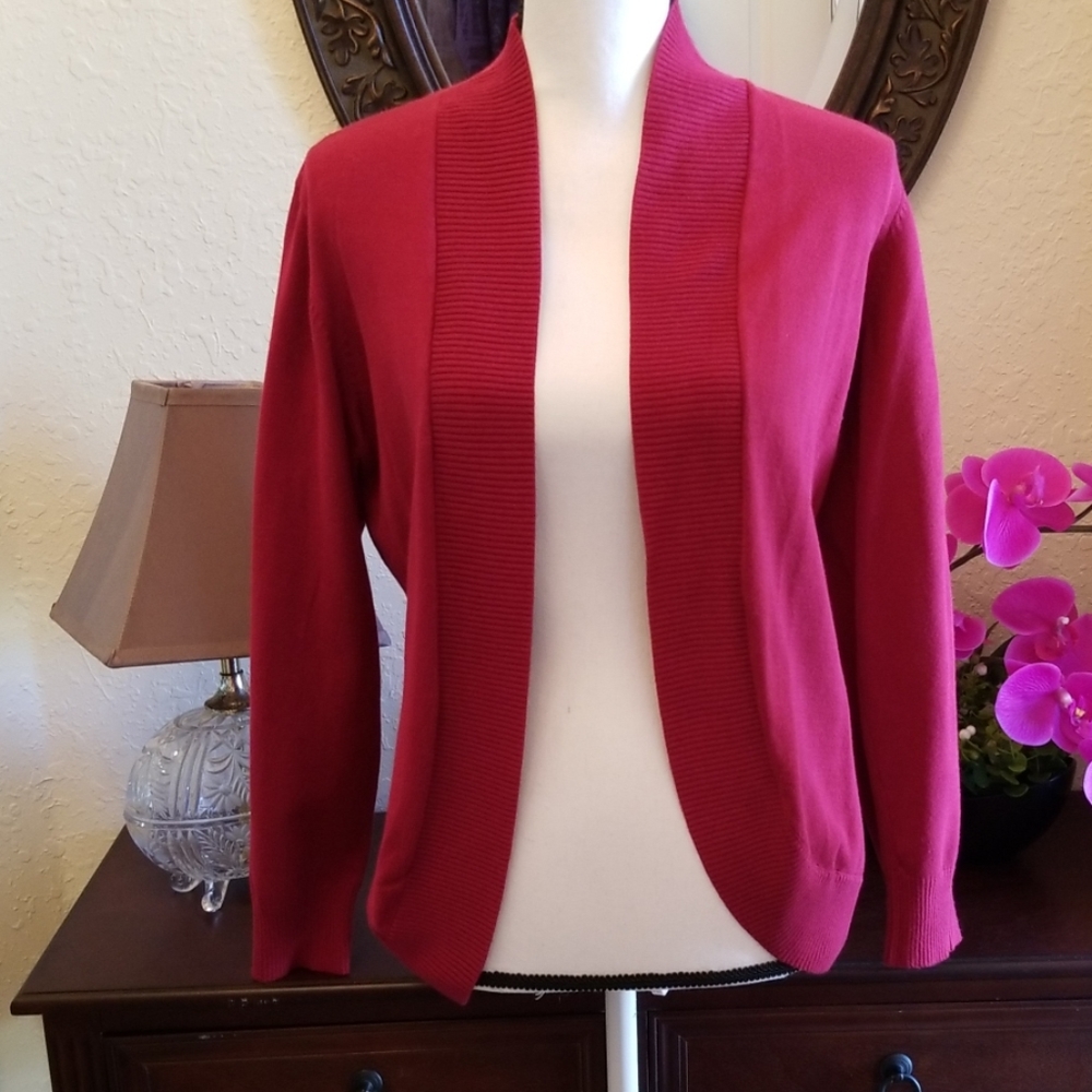 Cranberry cardigan